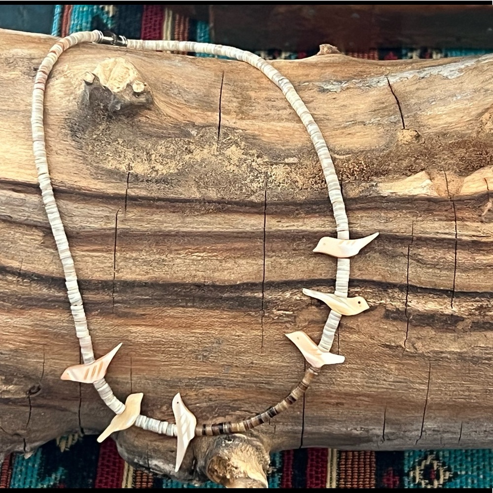 Native American Bird Fetish Necklace